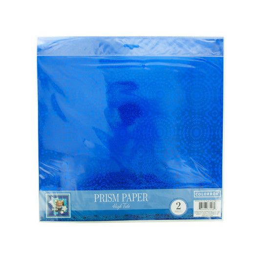 Blue High Tide Prism Craft Paper