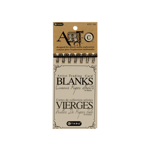 Canvas Paper Artist Trading Card Blanks