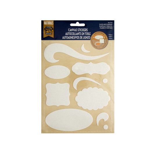 Layerable Plates & Flourishes Canvas Stickers