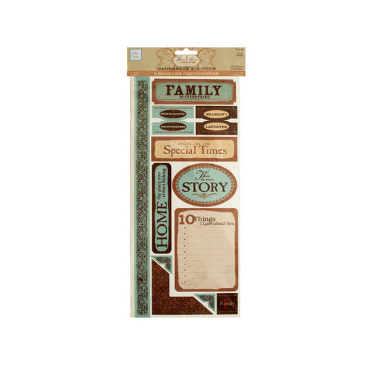 Family Self-Adhesive Cardstock Die-Cuts