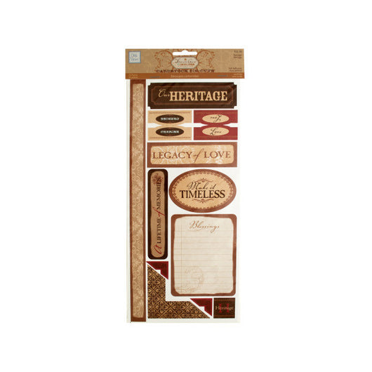 Heritage Self-Adhesive Cardstock Die-Cuts