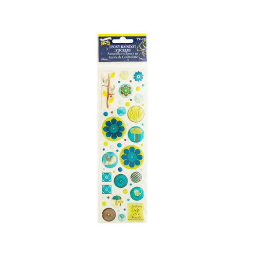 Epoxy Raindot Stickers