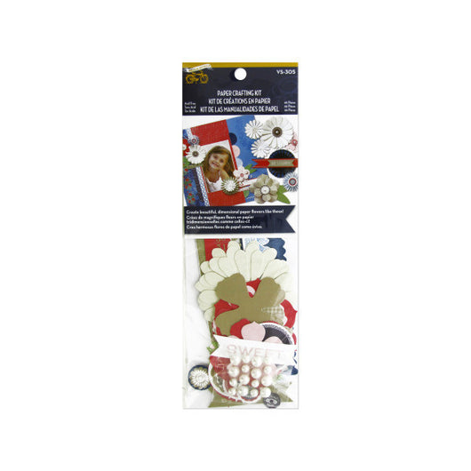 Sweet Flowers Paper Crafting Kit