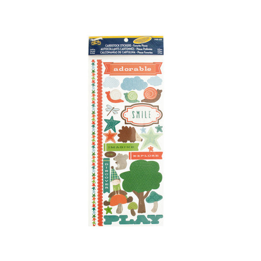 Adorable Elf Cardstock Stickers With Embossed Accents
