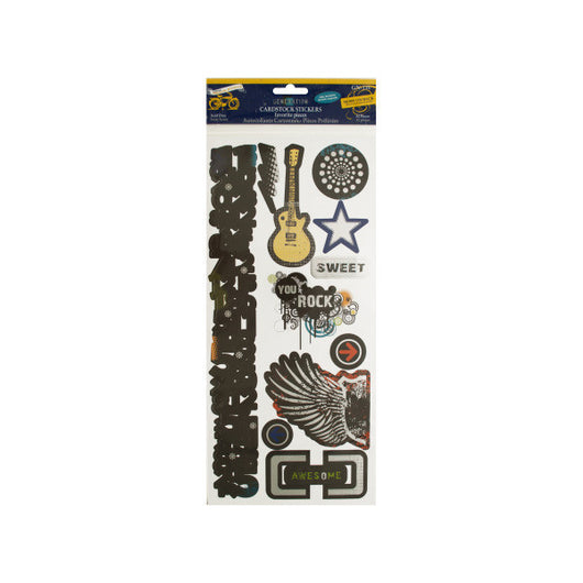 Generation Z Cardstock Stickers With Foil Accents