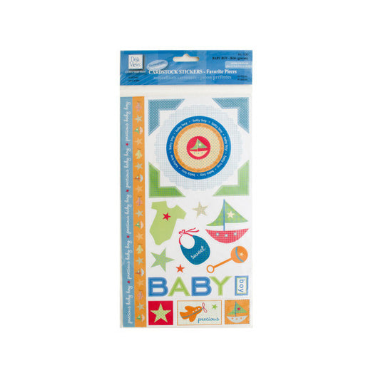 41-piece Baby Boy Cardstock Stickers