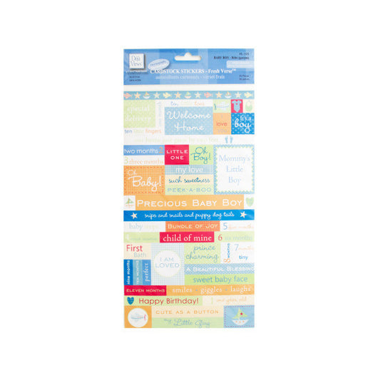 Baby Boy Cardstock Stickers