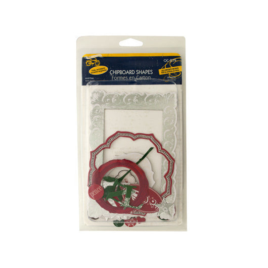 Christmas Chipboard Shapes With Foil Accents