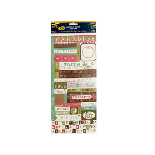 Happy Girls Cardstock Stickers With Embossed Accents