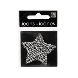 Bling Rhinestone Star Icon Sticker