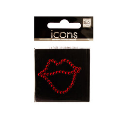 Bling Rhinestone Lips Icon Sticker