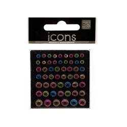 Bling Pastel-Colored Rhinestone Singles Stickers