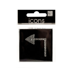 Bling Rhinestone Arrow Icon Sticker