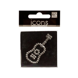 Bling Rhinestone Guitar Icons Sticker