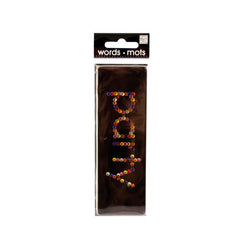 Multi-Colored Bling 'Party' Rhinestone Word Sticker
