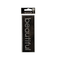 Bling 'Beautiful' Rhinestone Word Sticker