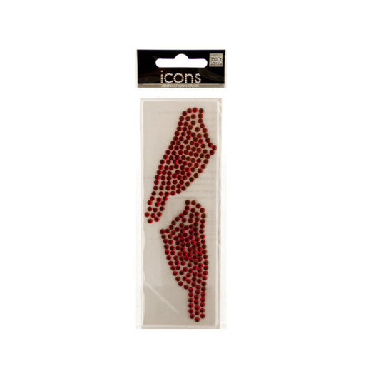 Bling Rhinestone Birds Icons Stickers