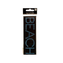 Bling 'Beach' Rhinestone Word Sticker
