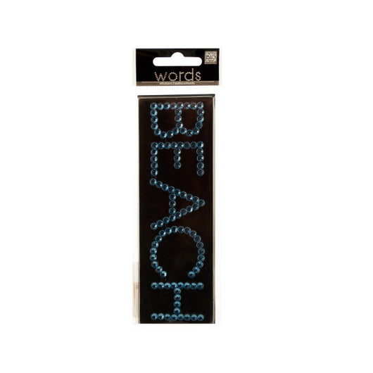 Bling 'Beach' Rhinestone Word Sticker