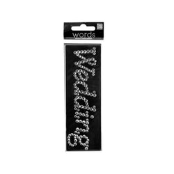 Bling 'Wedding' Rhinestone Word Sticker