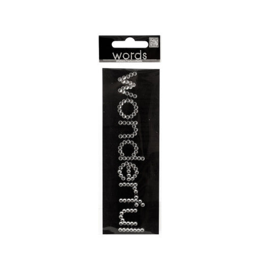Bling 'Wonderful' Rhinestone Word Sticker