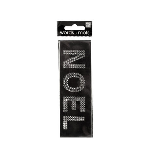 Bling 'Noel' Rhinestone Word Sticker