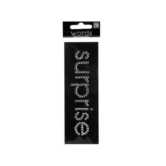Bling 'surprise' Rhinestone Word Sticker