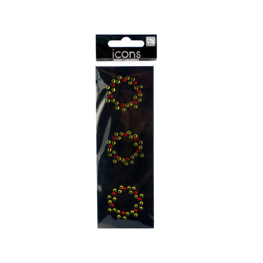 Bling Rhinestone Wreaths Icons Stickers