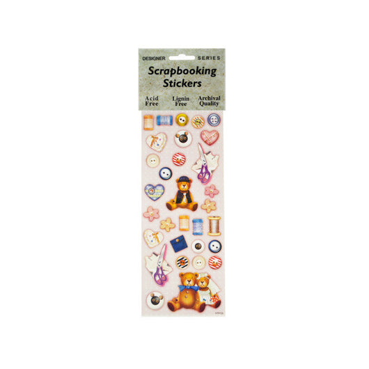 Craft Teddy Bear Scrapbooking Stickers