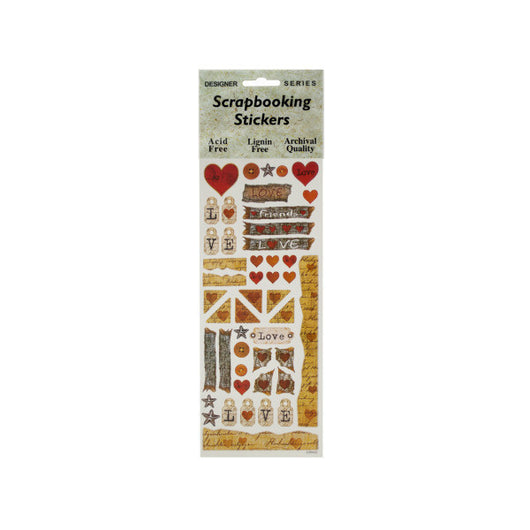 Love Letters Scrapbooking Stickers