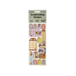 Hearts And Buttons Decorative Tags Scrapbooking Stickers