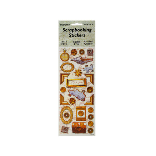Treasure Chest Scrapbooking Stickers