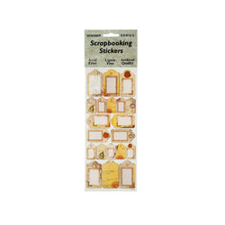 Antique Letters Decorative Tags Scrapbooking Stickers