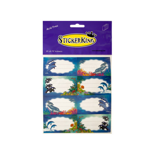 Dolphins And Whales Memo Stickers