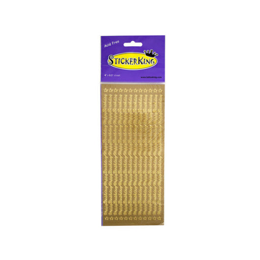 Happy Birthday Gold Foil Stickers