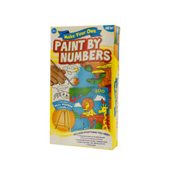 Paint By Numbers Kit With Wooden Easel