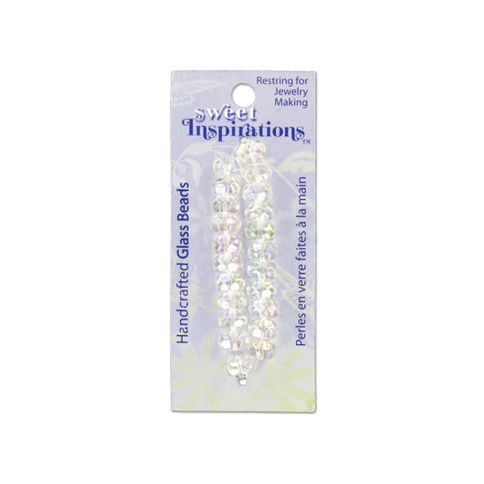 Handcrafted Crystal Wheel Beads