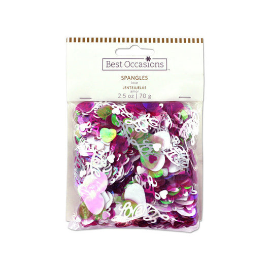 Love Spangles Confetti, 2.5 Oz.