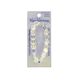 Large Handcrafted Transparent Glass Beads