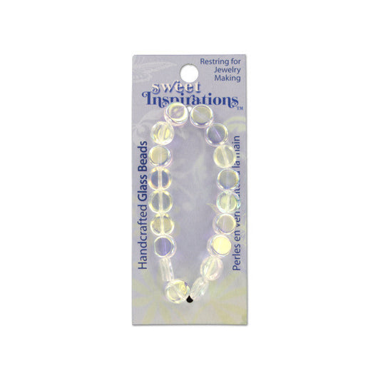 Large Handcrafted Transparent Glass Beads