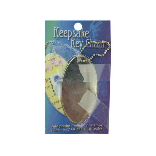 Keepsake Oval Key Chain