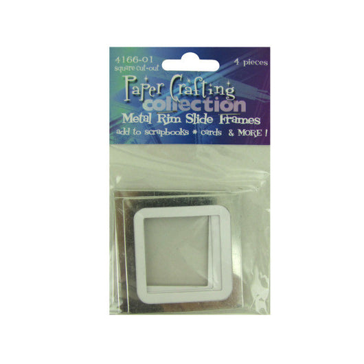 Metal Rim Slide Frames, Pack Of 4