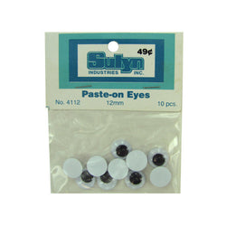 Googly Paste-On Eyes, Pack Of 10