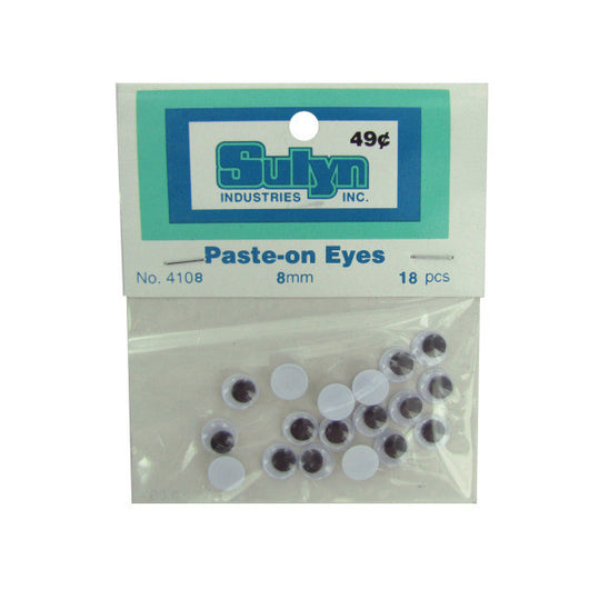 8Mm Paste-On Google Eyes