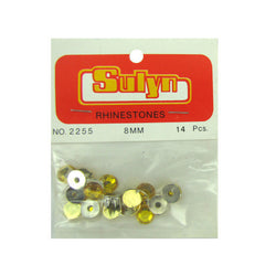 Gold Rhinestones, Pack Of 14