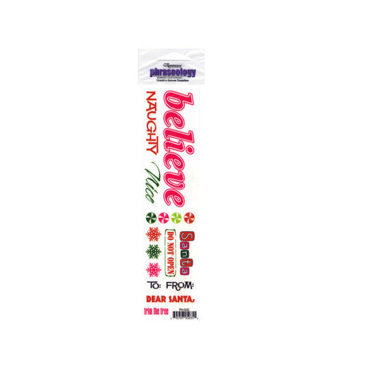 Believe Creative Rub-On Transfer