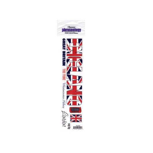 England Creative Rub-On Transfer