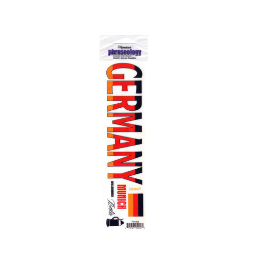 Germany Creative Rub-On Transfer