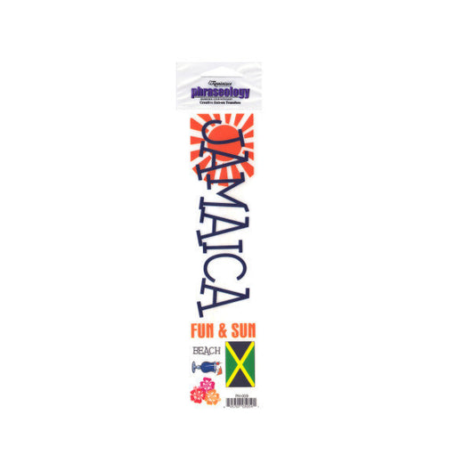 Jamaica Creative Rub-On Transfer