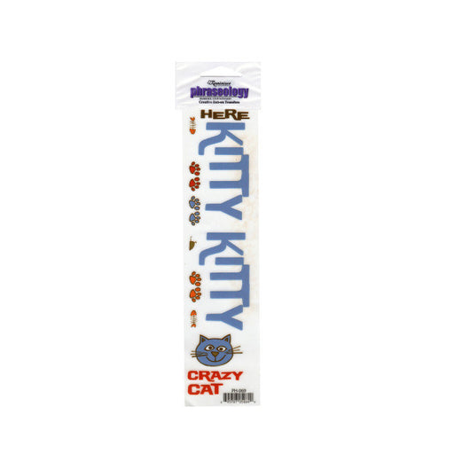 Here Kitty Kitty Creative Rub-On Transfer